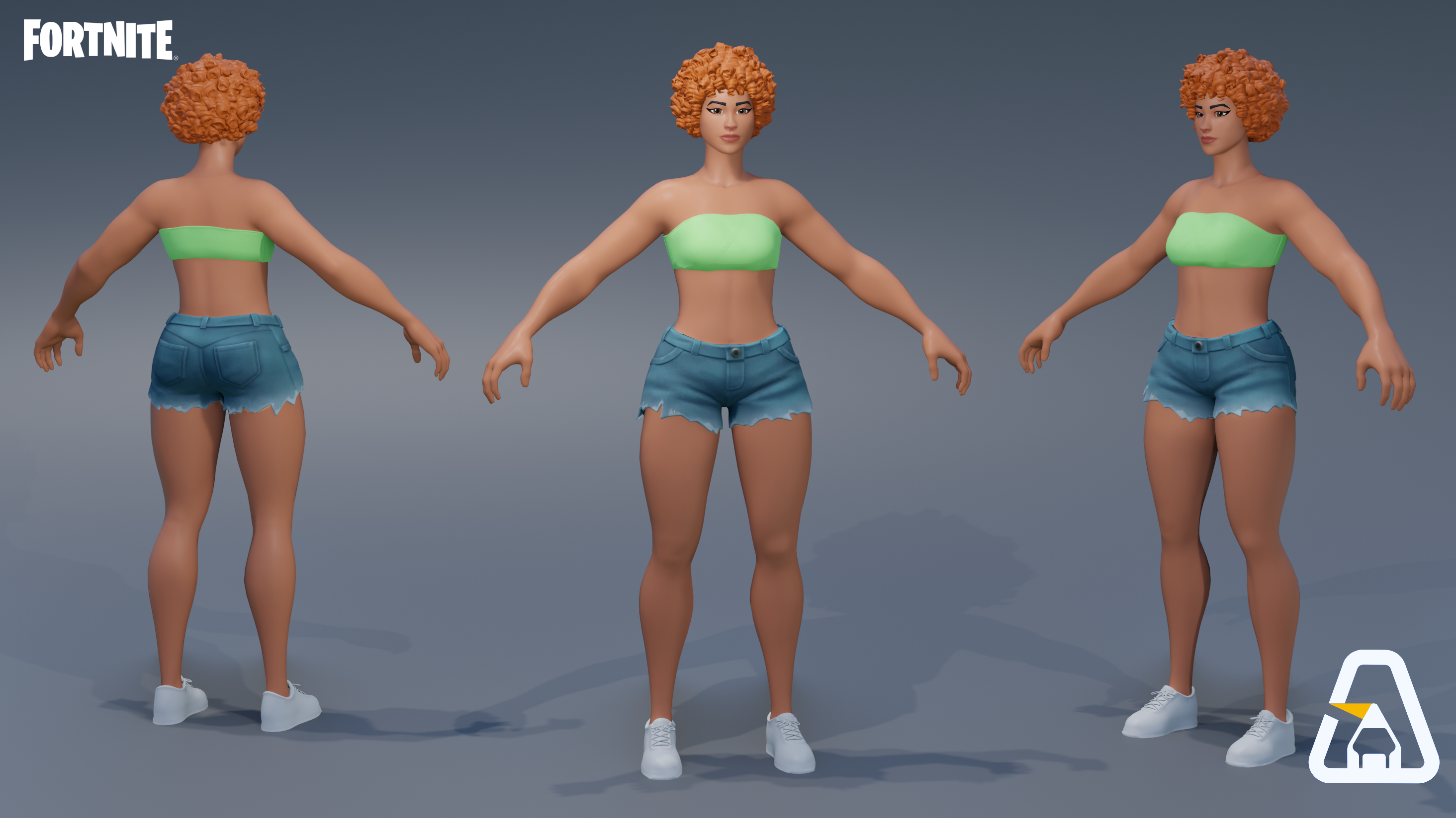 Ice Spice 3D Fortnite Character Model