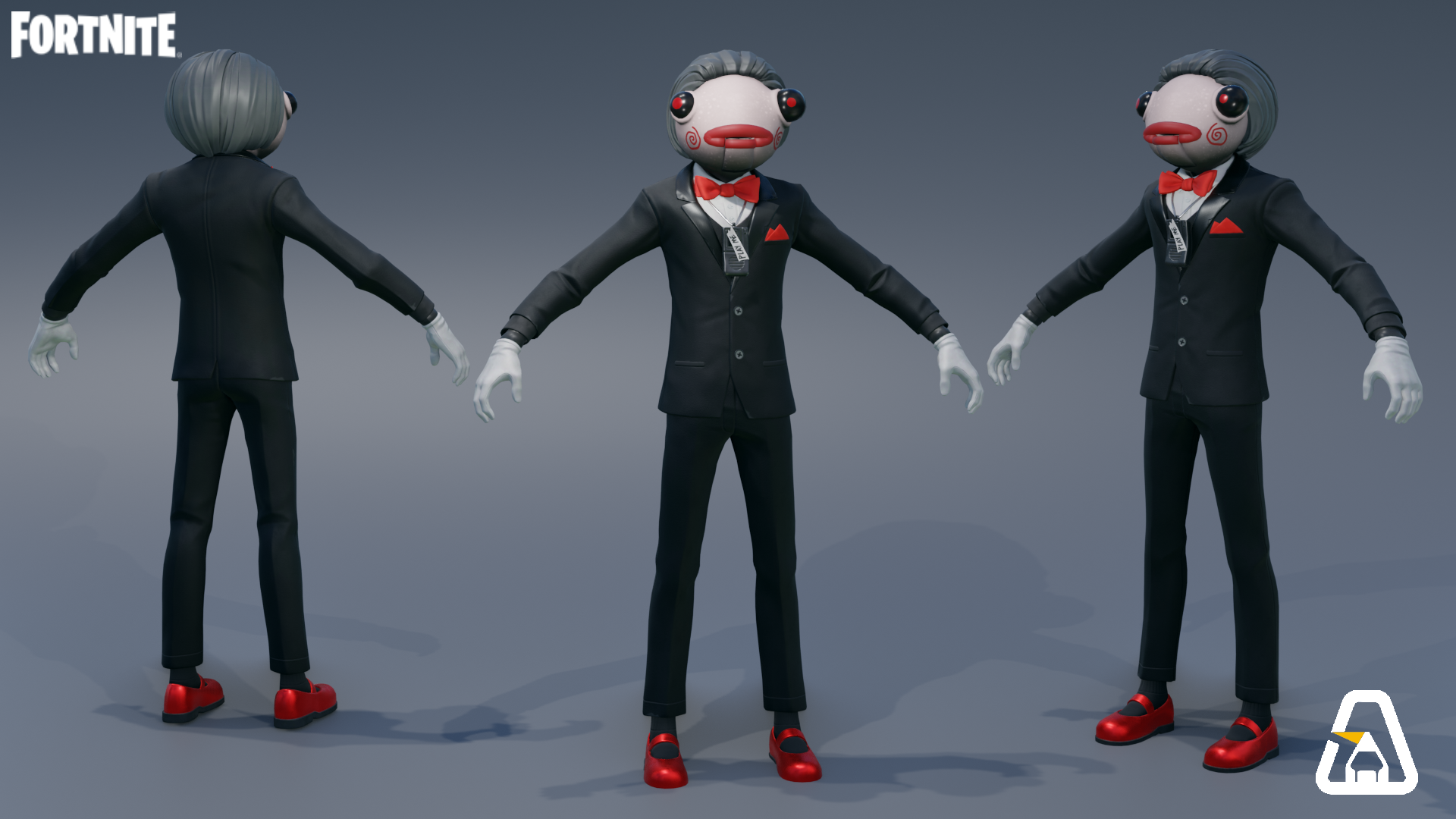 SAW Fishstick 3D Fortnite Character Model